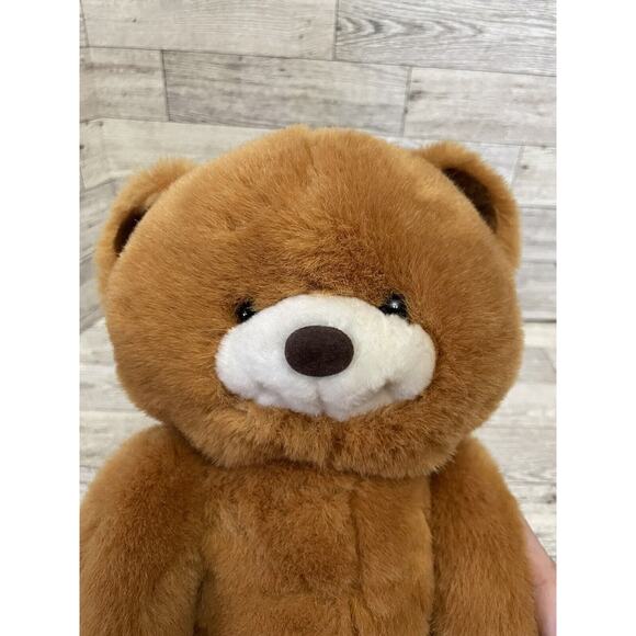 Vintage Fairview Brown Bear Plush Stuffed Animal with Flocked Nose 15” Teddy - Picture 8 of 8